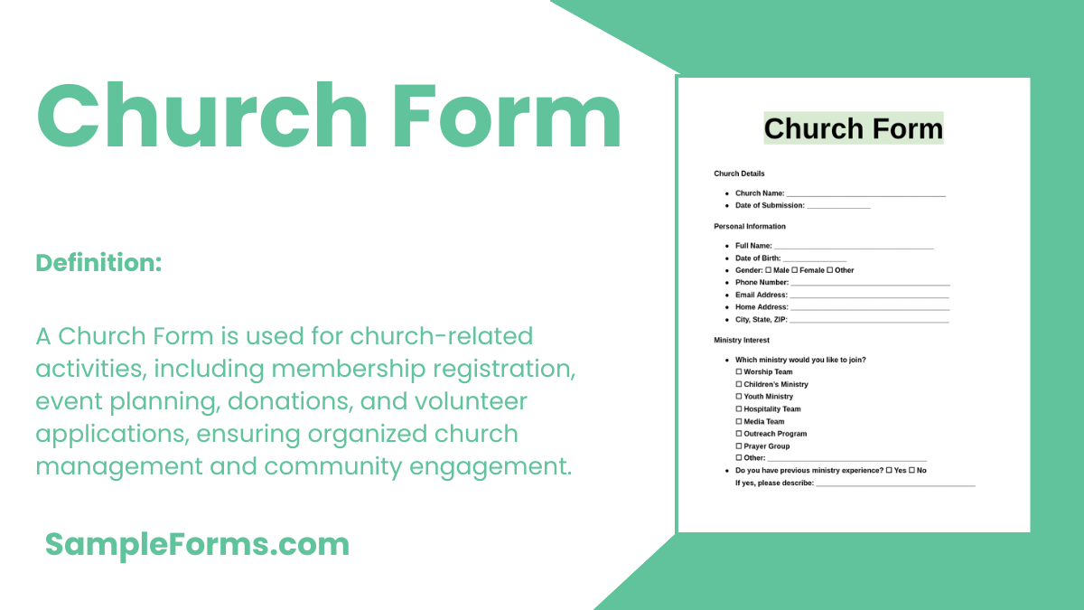 church form