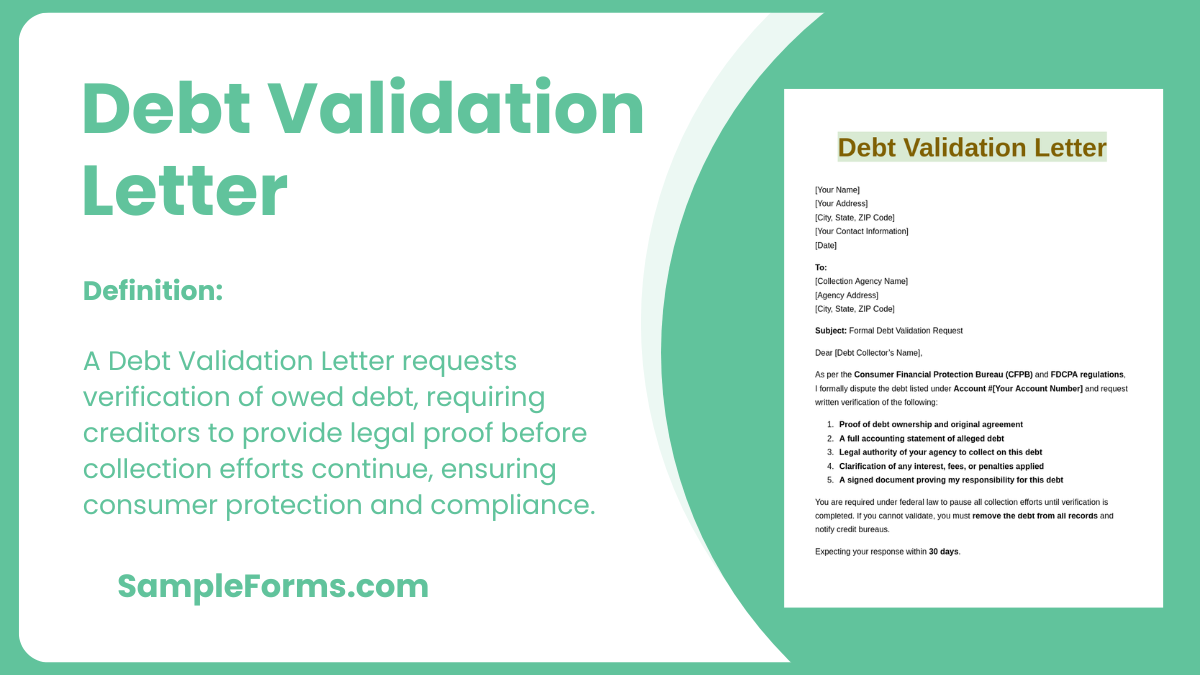 debt validation letter