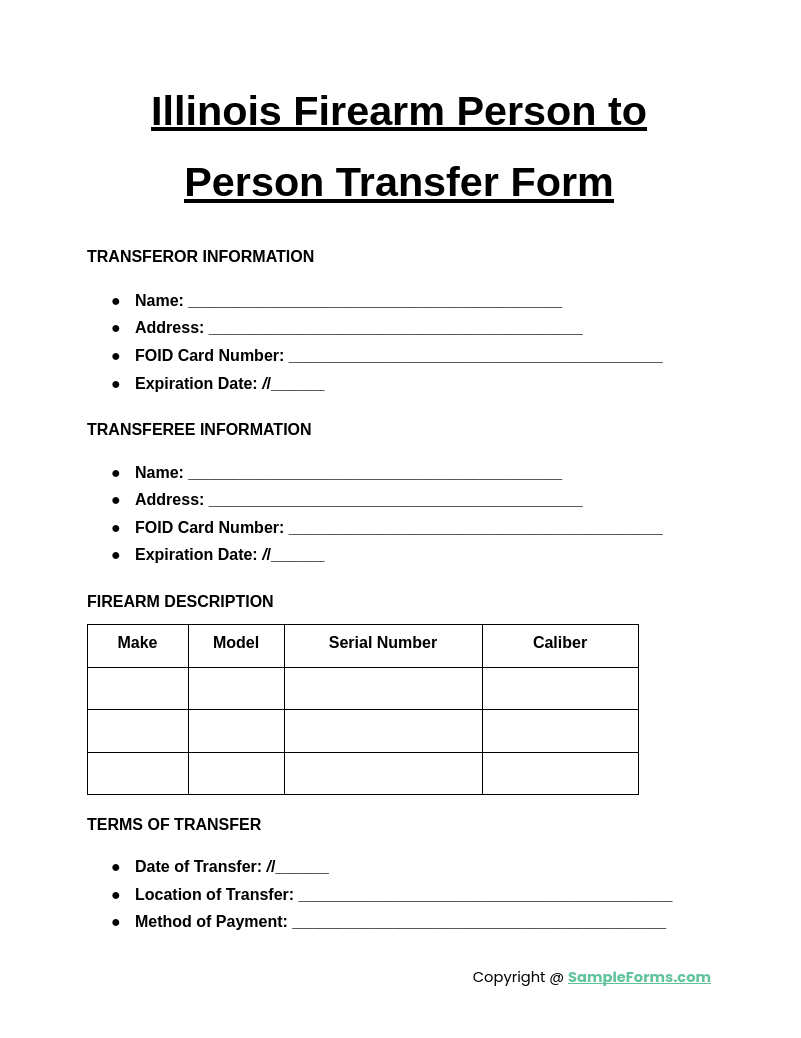 FREE 12+ Gun Ownership Transfer Form Samples, PDF, MS Word, Google Docs - How To Transfer Ownership Of A Gun In Mississippi