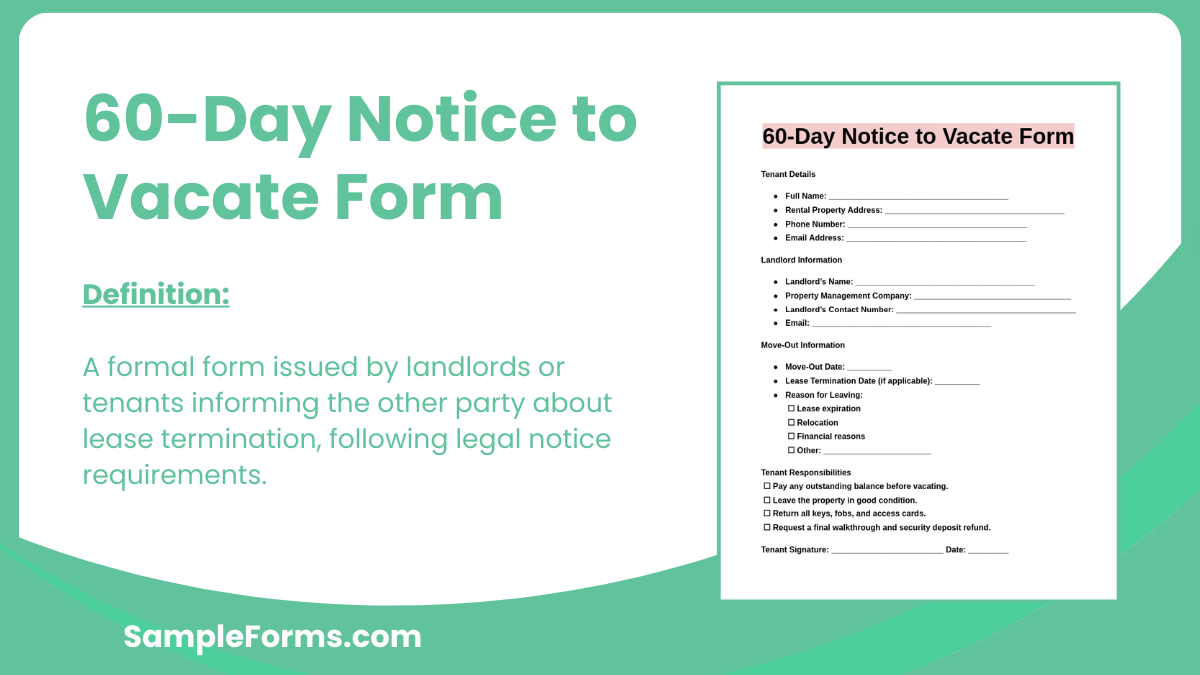  day notice to vacate form