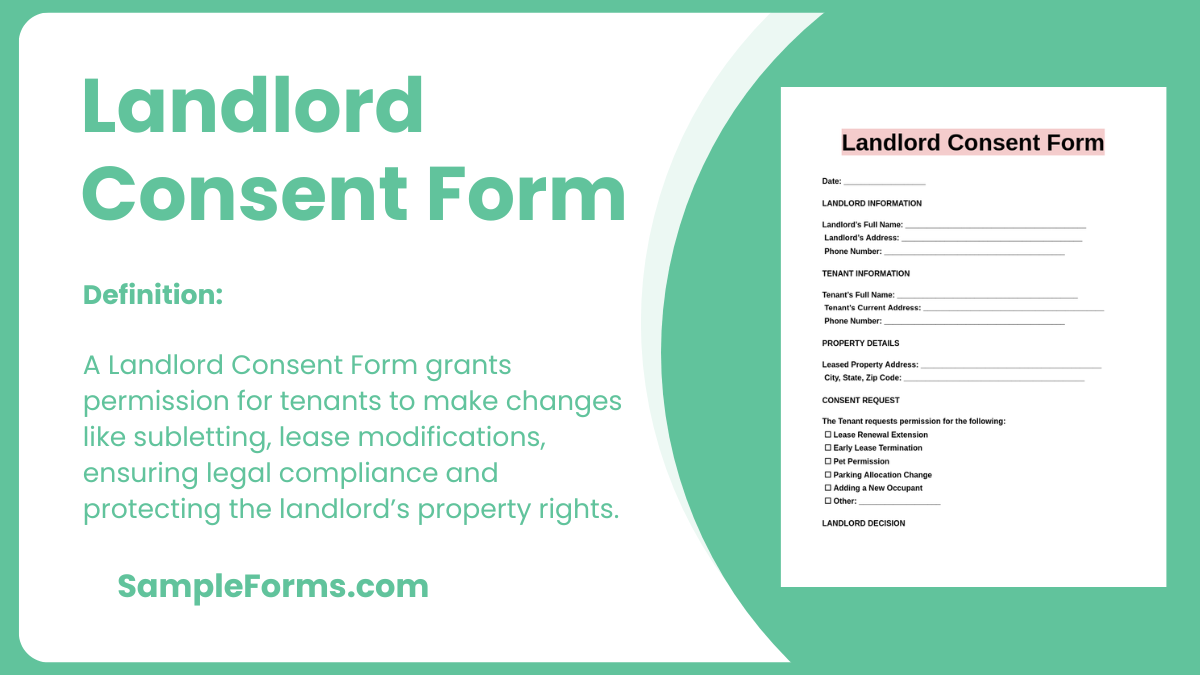 landlord consent form