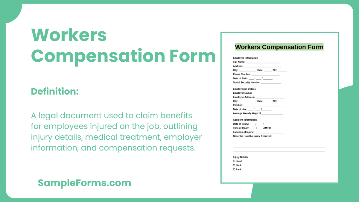 workers compensation form