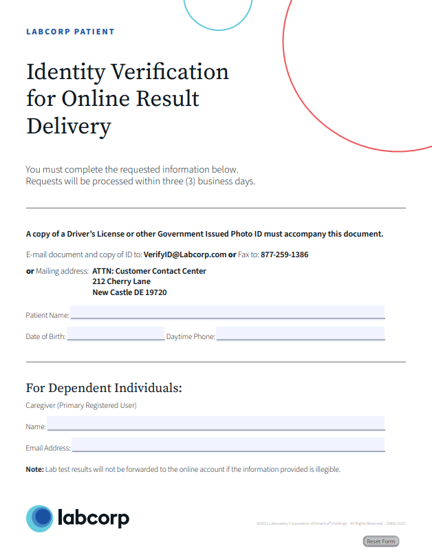 Negative STD Test Results PDF